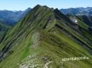 Elmer Kreuzspitze (2480 m) und Mittlere Kreuzspitze (2496 m)